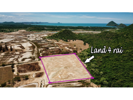 Terrain 4 rai à Sam roi yot