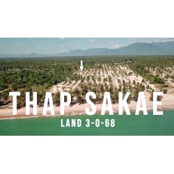 Terrain 3 rai bord de mer à vendre à Thap Sakae