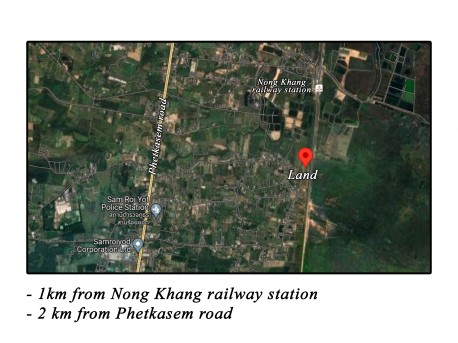 Terrain de 16000 m² à Pranburi en Thaïlande