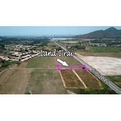 Terrain 1 rai à Hua hin soi 112 en Thailande