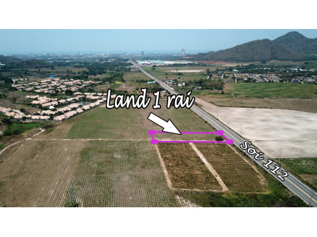 Terrain 1 rai à Hua hin soi 112 (Thung yao)