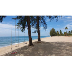 Beach land 102 rai in Thap Sakae