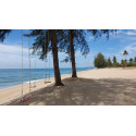 Beach land 102 rai in Thap sakae in Thailand