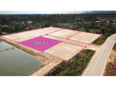 Terrain 200 T.W. à vendre à Pranburi