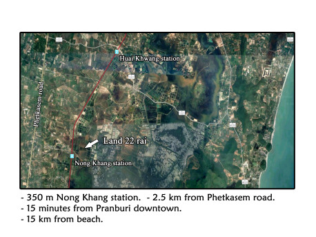 Land 2 rai 200 t.w. for sale in Nong Khang – Sam roi yot