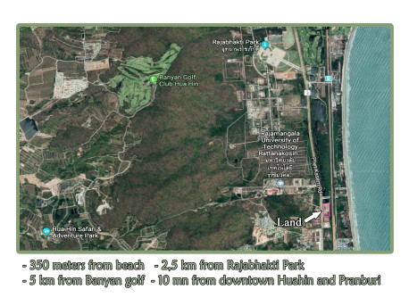 Land 15 rai 333 T.w. for sale in Hua Hin