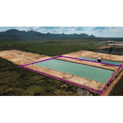 Terrain 8 rai 333 t.w. à vendre à Nong Khang – Sam roi yot