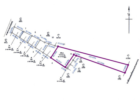Land 4 rai for sale on the beach in Thap Sakae