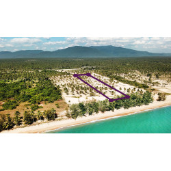 Beach land 18 rai in Thap sakae Thailand