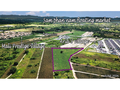 Terrain 19 parcelles sur 7 rai à vendre à Hua hin soi 112