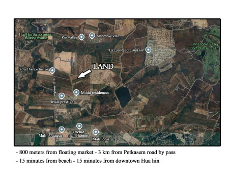 Land 100 Tw in Hua hin soi 112 (Thung yao) Thailand