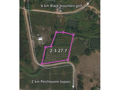 Terrain à vendre à Hua Hin Thailande 4511 mètres carrés