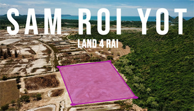 Land 4 rai for sale in Sam roi yot
