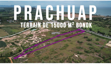 Terrain de 14400 m&sup2; &agrave; vendre &agrave; Prachuap Khiri Khan